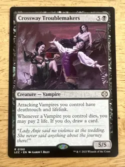 MTG - Crossway Troublemakers - Commander: The Lost Caverns of Ixalan - Near Mint - Image 1