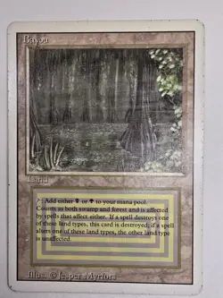 Bayou and Savannah Revised Dual Lands MtG Magic the Gathering Reserve List - Image 1