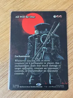 All Will Be One (PZA 0008) Borderless Non-Foil MTG TMNT Ninja Turtles Magic - Image 1