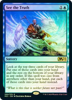 1x See the Truth - Foil - Prerelease Promo NM-Mint, English Prerelease Promos MT - Image 1