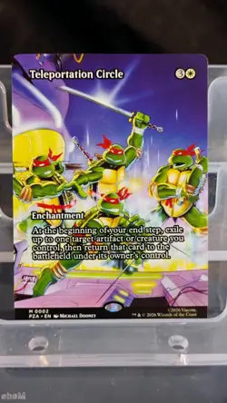 Magic: The Gathering Teleportation Circle White Enchantment TMNT Regular M-0002 - Image 1