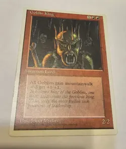 Goblin King 4th Edition 4E MTG Magic The Gathering LP - Image 1