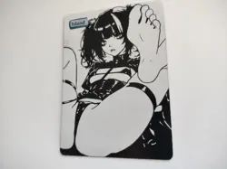 1x Island Altered Art Hand Drawn Basic Land AA9961 by SpellBound - Image 2