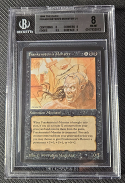 The Dark - Frankenstein's Monster - Magic the Gathering - NM-MT - BGS 8 Quad++ - Image 1