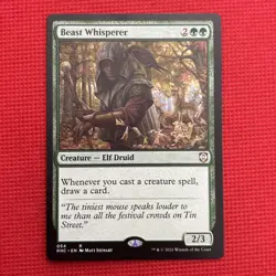 MTG “Beast Whisperer” Commander 2021 Kaldheim Reg Rare #054 NM/MT **Ships Free** - Image 1