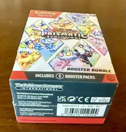 Pokemon Scarlet & Violet Prismatic Evolutions Booster Bundle Factory Sealed - Image 4