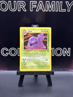 Muk 28/62 Fossil Rare Regular 1999 WOTC Pokemon TCG LP - Image 1