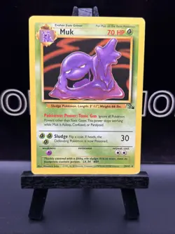 Muk 28/62 Fossil Rare Regular 1999 WOTC Pokemon TCG LP - Image 2