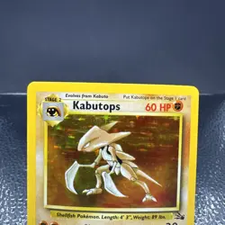 Pokemon TCG Kabutops Fossil 9 Holo Unlimited Holo Rare - LP - Image 3