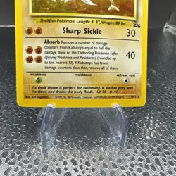 Pokemon TCG Kabutops Fossil 9 Holo Unlimited Holo Rare - LP - Image 4