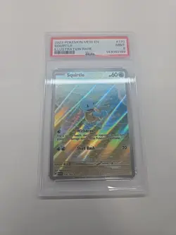 Squirtle 170/165 Scarlet & Violet 151 Illustration Rare PSA 9 Pokemon - Image 2