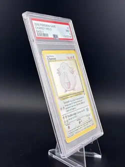 2000 Pokemon Chansey 3/130 Holo Rare Base Set 2 Near Mint PSA 9 - Image 3