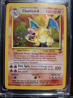 Pokemon Charizard 4/130 Base Set 2 Holo Rare - Image 2