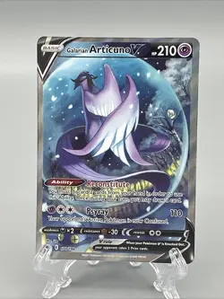 Pokemon Galarian Articuno V Alternate Full Art Ultra Rare Holo Chilling Reign - Image 1