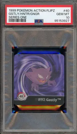 Pokemon Gengar/Haunter/Gastly Action Flipz Series One #40 PSA 10 Gem Mint - Image 1
