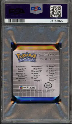 Pokemon Gengar/Haunter/Gastly Action Flipz Series One #40 PSA 10 Gem Mint - Image 2