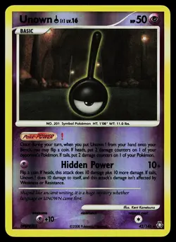 Pokemon Card - Unown (!) Legends Awakened 42/146 Rare Reverse Holo - Image 1