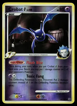 Pokemon Card - Crobat G Platinum 47/127 Uncommon Reverse Holo - Image 1