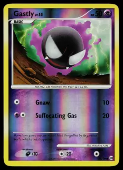 Pokemon Card - Gastly Arceus 64/99 Common Reverse Holo - Image 1