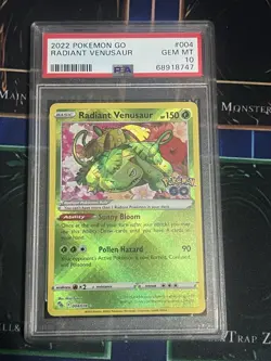 PSA 10 english SEQUENTIAL Radiant Charizard Blastoise Venusaur Pokemon Go - Image 2