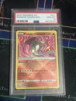 PSA 10 english SEQUENTIAL Radiant Charizard Blastoise Venusaur Pokemon Go - Image 4