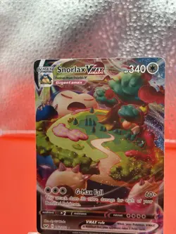 Pokemon Snorlax VMAX Ultra Rare Holo 142/202 Sword & Shield 340 HP G-Max Fall - Image 1