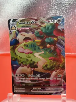 Pokemon Snorlax VMAX Ultra Rare Holo 142/202 Sword & Shield 340 HP G-Max Fall - Image 2