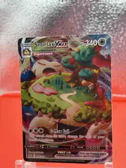 Pokemon Snorlax VMAX Ultra Rare Holo 142/202 Sword & Shield 340 HP G-Max Fall - Image 3
