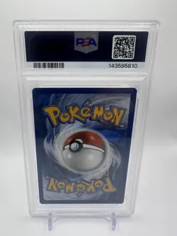 Pokemon Card Mimikyu SM29 Holo Foil Pin Collection Black Star Promo PSA 8 - Image 2