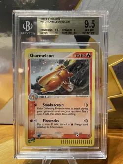 Charmeleon #99/97 EX Dragon Secret Rare e-Reader Pokemon - BGS 9.5 Gem (POP 15) - Image 1