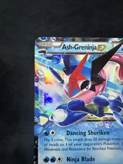 Pokemon Ash-Greninja EX XY133 Holo Black Star Promo - LP - Image 2
