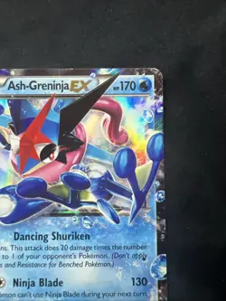 Pokemon Ash-Greninja EX XY133 Holo Black Star Promo - LP - Image 3