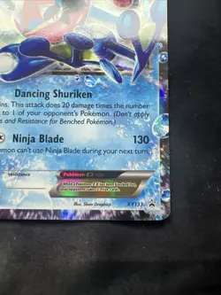 Pokemon Ash-Greninja EX XY133 Holo Black Star Promo - LP - Image 4