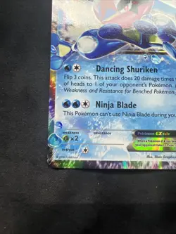 Pokemon Ash-Greninja EX XY133 Holo Black Star Promo - LP - Image 5