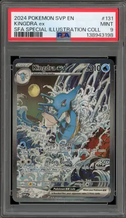 Pokemon Kingdra ex SFA Special Illustration Coll. Promo SVP EN 131 PSA 9 Mint - Image 1