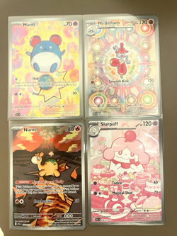 Pokemon TCG Ascended Heroes IR Lot (4x) Marill, Numel, Slurpuff, Medicham NM/M - Image 1