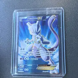 Mewtwo EX Full Art Ultra Rare Holo 157/162 Breakthrough Pokemon Card - Image 1