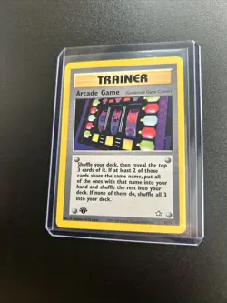 Pokemon Arcade Game 1st Edition 83/111 Neo Genesis Rare Trainer Collection WOTC - Image 3