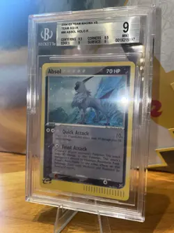 Absol #96/95 Pokemon EX Team Aqua vs Team Magma Secret Rare Holo - BGS 9 Mint - Image 3