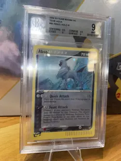 Absol #96/95 Pokemon EX Team Aqua vs Team Magma Secret Rare Holo - BGS 9 Mint - Image 4