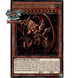 Yugioh! 1x The Winged Dragon of Ra RA04-EN118 Platinum Secret Rare 1st Ed NM - Image 1