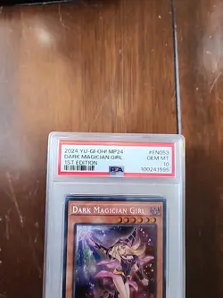 PSA 10 GEM MINT Dark Magician Girl MP24-EN053 1st Ed Yu-Gi-Oh! Alt Art Prismatic - Image 1