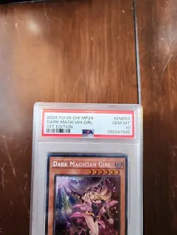PSA 10 GEM MINT Dark Magician Girl MP24-EN053 1st Ed Yu-Gi-Oh! Alt Art Prismatic - Image 2