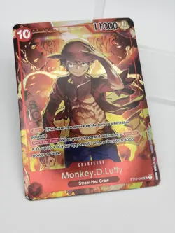One Piece Monkey D Luffy ST10-006 SR Treasure Booster Set Promo NM/M ENGLISH - Image 2