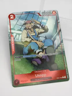 One Piece Usopp Alt Art (Parallel) ST21-002 - Gear 5 Starter Deck NM ENGLISH - Image 2