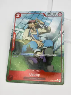 One Piece Usopp Alt Art (Parallel) ST21-002 - Gear 5 Starter Deck NM ENGLISH - Image 3