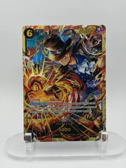 One Piece Sabo OP13-120 SEC - Carrying On His Will Foil NM ENGLISH - Image 1
