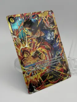 One Piece Sabo OP13-120 SEC - Carrying On His Will Foil NM ENGLISH - Image 2