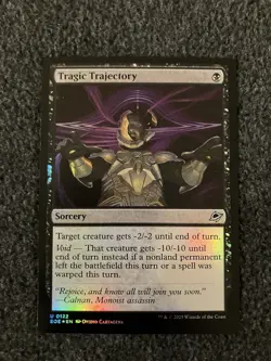 Magic The Gathering MTG - Tragic Trajectory Foil - EOE - Image 1