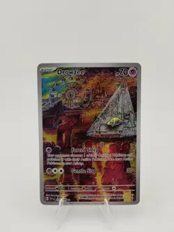 Pokemon Drowzee TCG Scarlet & Violet Base Set Holo Card 210/198 Illustration - Image 1